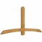 Ekena Millwork Bellingham Rough Sawn Timber Gable Bracket, Western Red Cedar, 84"W x 38"H x 4"D x 4"F, 11/12 Pitch GBW084X38X0404BEL00RWR - alternate 5